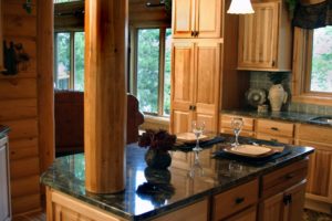 log cabin kitchen ideas