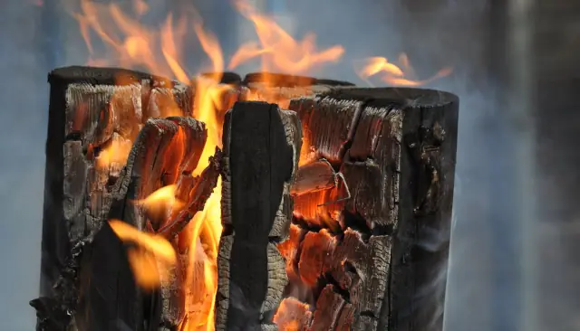How to Make a Swedish Fire Log or Swedish Torch